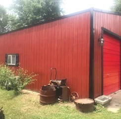 Painted garage 2